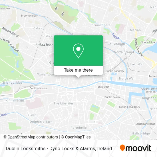 Dublin Locksmiths - Dyno Locks & Alarms map