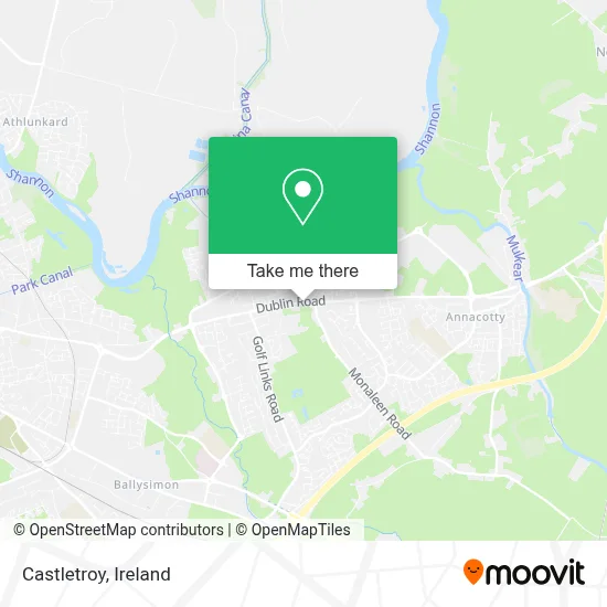 Castletroy map
