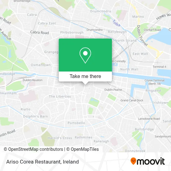 Ariso Corea Restaurant map