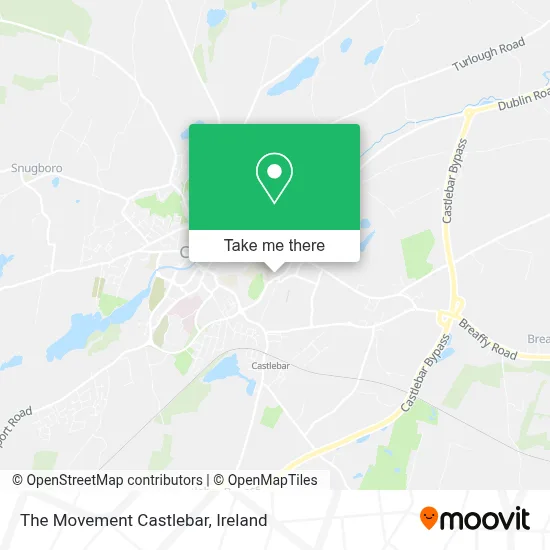 The Movement Castlebar map