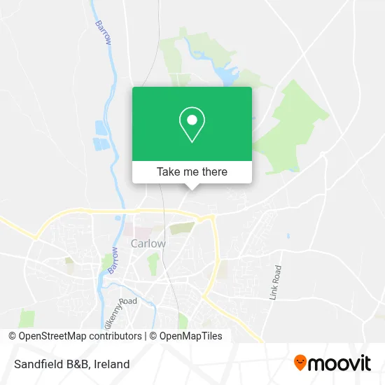 Sandfield B&B map