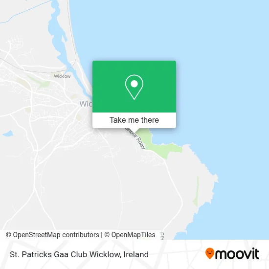 St. Patricks Gaa Club Wicklow map