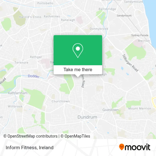 Inform Fitness map