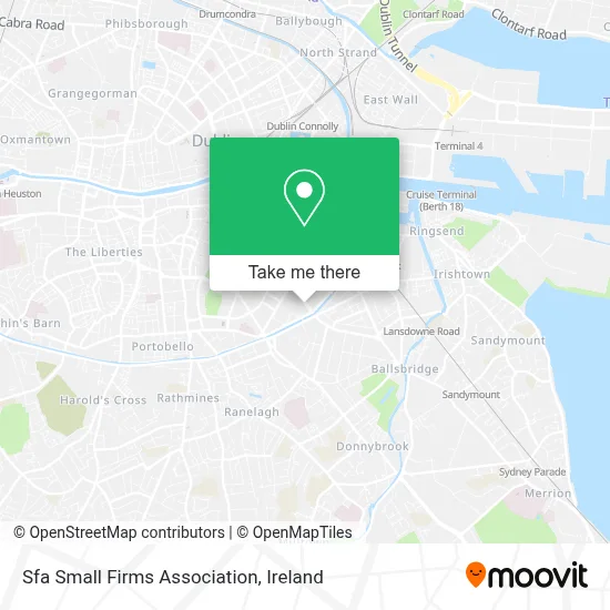 Sfa Small Firms Association map