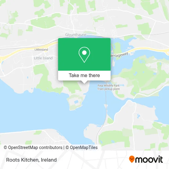 Roots Kitchen map