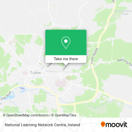 National Learning Network Centre map
