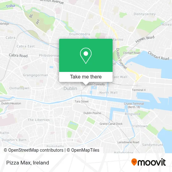 Pizza Max map