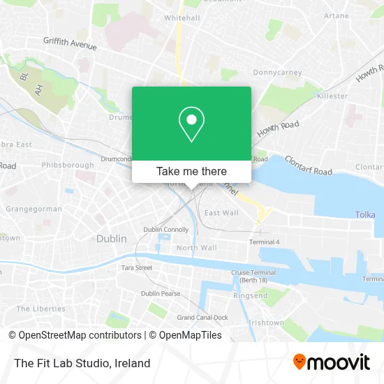 The Fit Lab Studio map