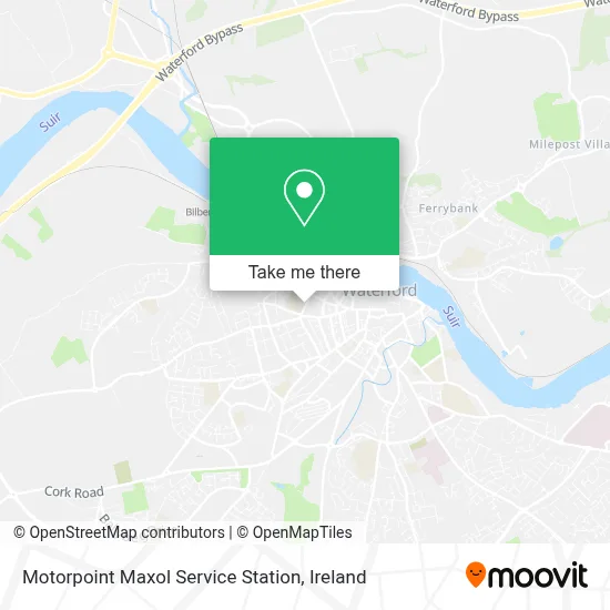 Motorpoint Maxol Service Station map