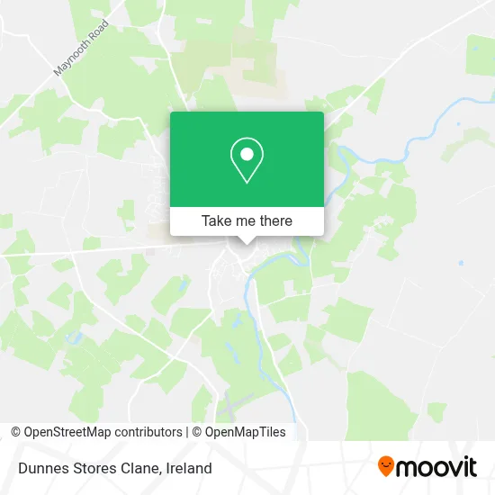 Dunnes Stores Clane map