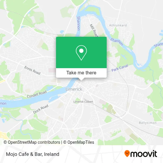Mojo Cafe & Bar map