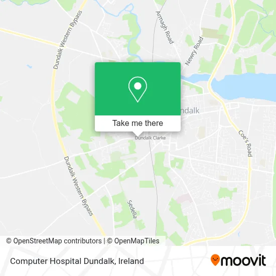 Computer Hospital Dundalk map