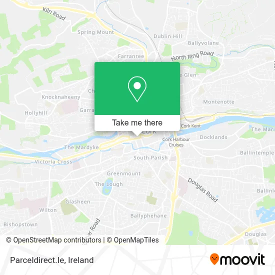 Parceldirect.Ie map
