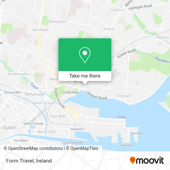 Form Travel map