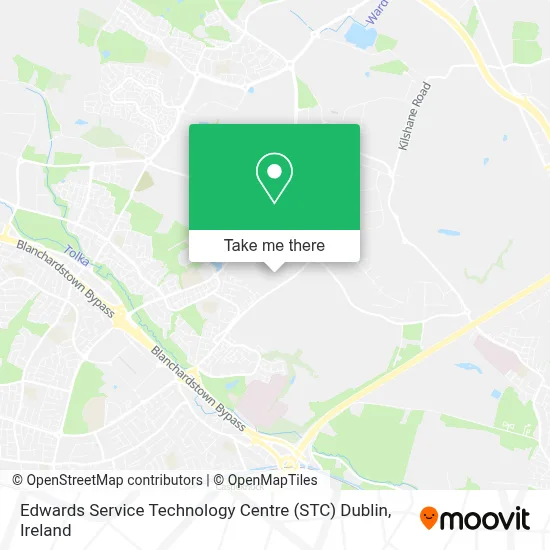 Edwards Service Technology Centre (STC) Dublin map