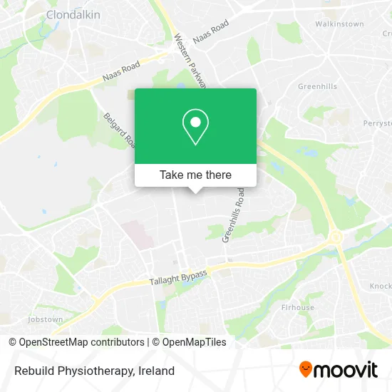 Rebuild Physiotherapy map