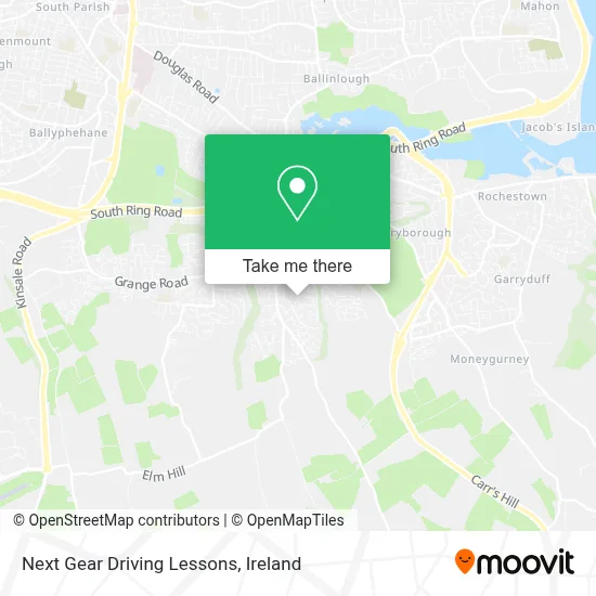 Next Gear Driving Lessons map
