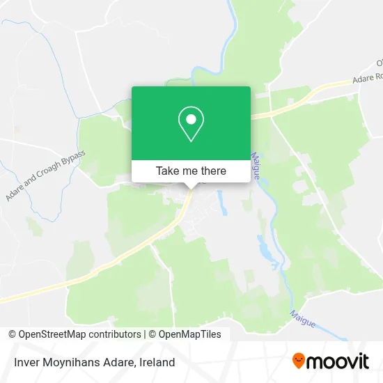 Inver Moynihans Adare map