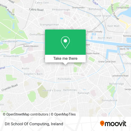 Dit School Of Computing map