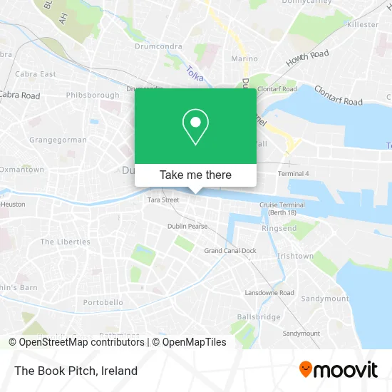 The Book Pitch map