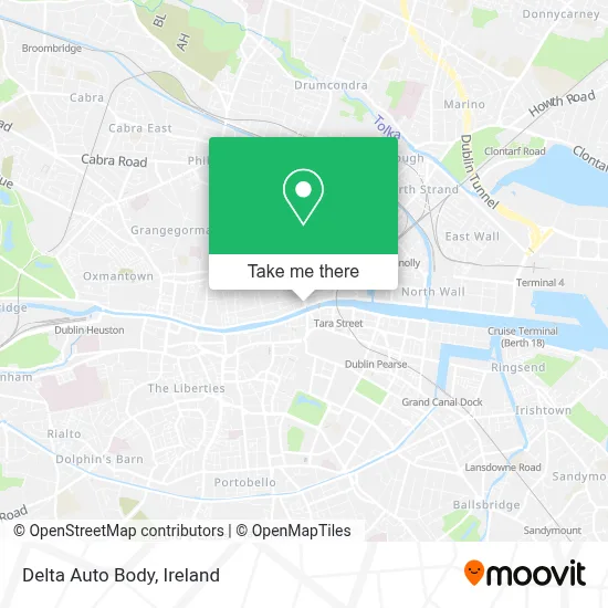 Delta Auto Body map