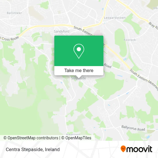 Centra Stepaside map