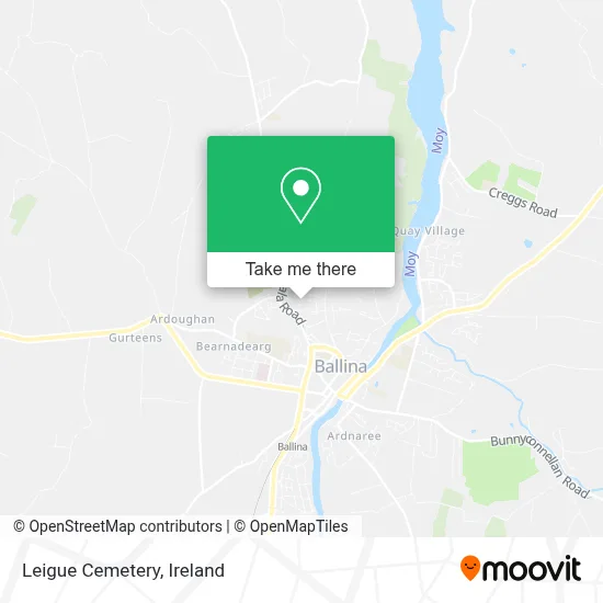 Leigue Cemetery map