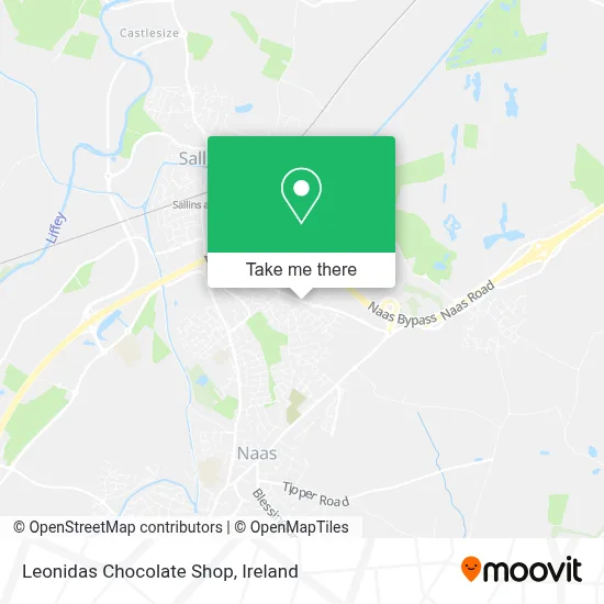Leonidas Chocolate Shop map