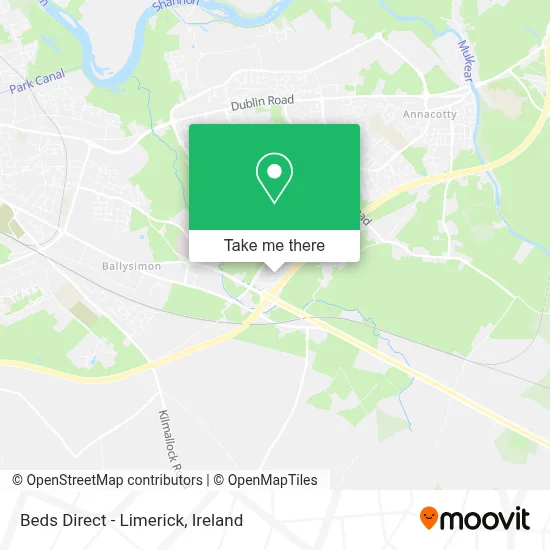 Beds Direct - Limerick map
