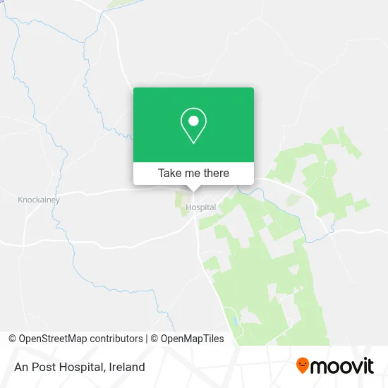 An Post Hospital map
