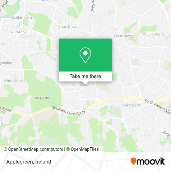Applegreen map