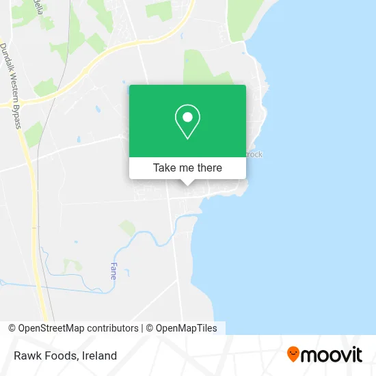 Rawk Foods map