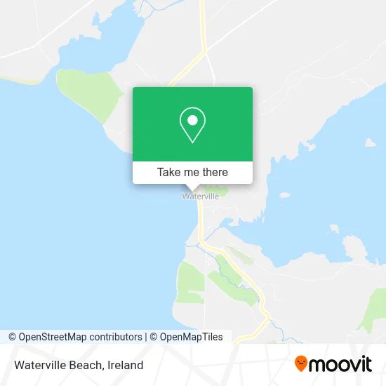 Waterville Beach map