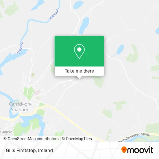 Gills Firststop map