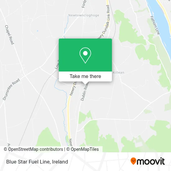 Blue Star Fuel Line map