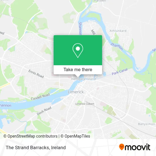 The Strand Barracks map
