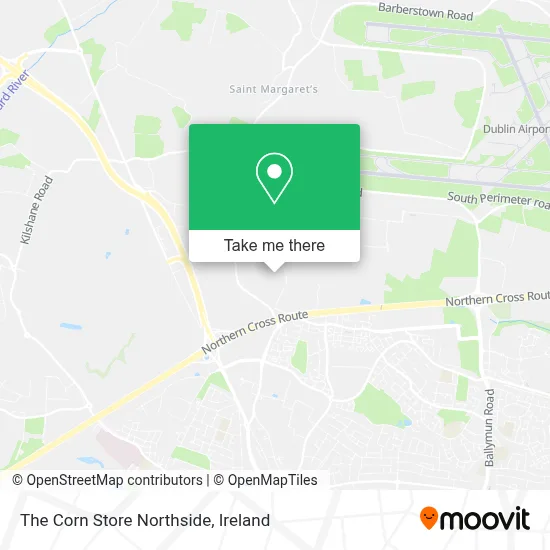The Corn Store Northside map