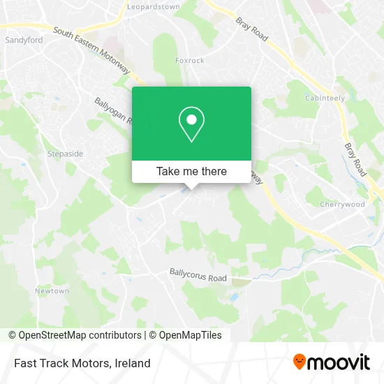 Fast Track Motors map