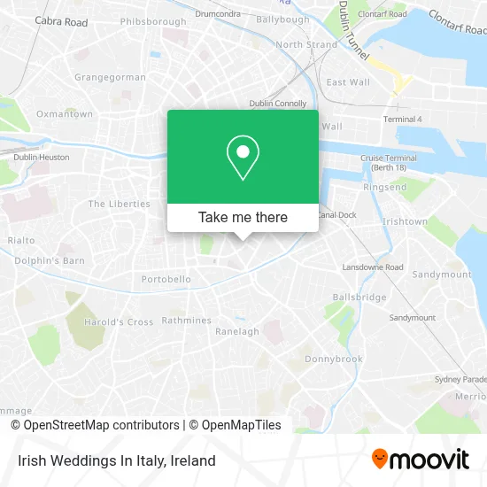 Irish Weddings In Italy map