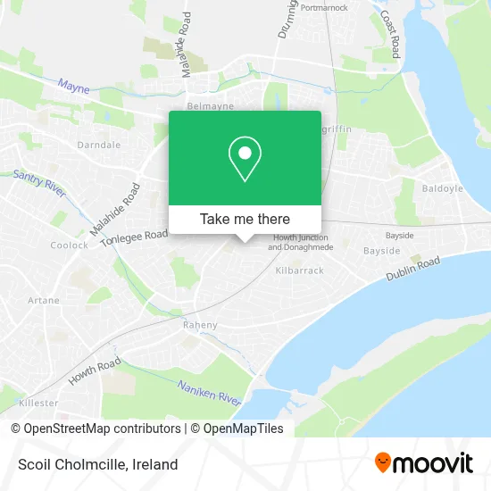 Scoil Cholmcille map
