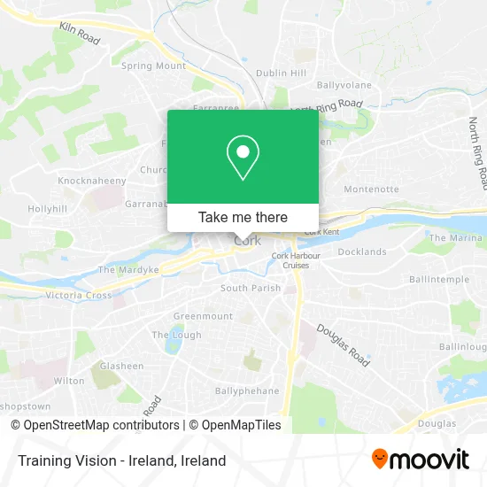 Training Vision - Ireland map
