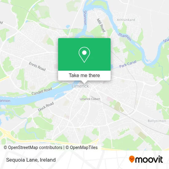 Sequoia Lane map
