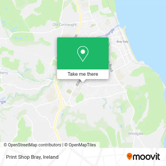 Print Shop Bray map