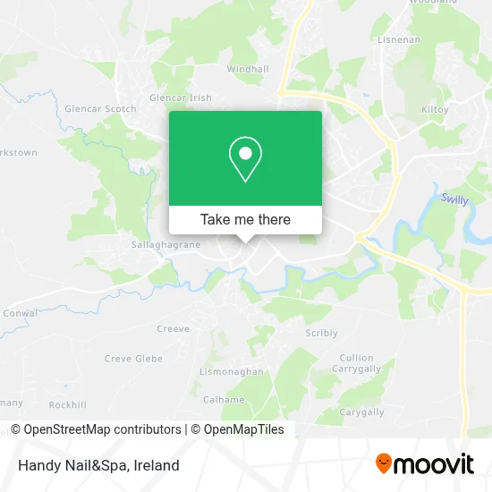 Handy Nail&Spa map