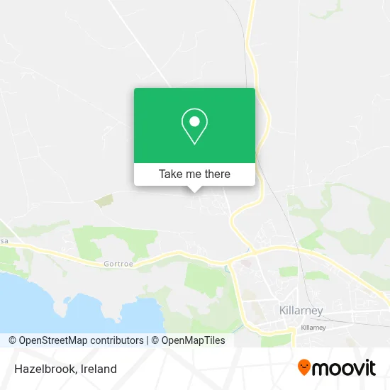 Hazelbrook map