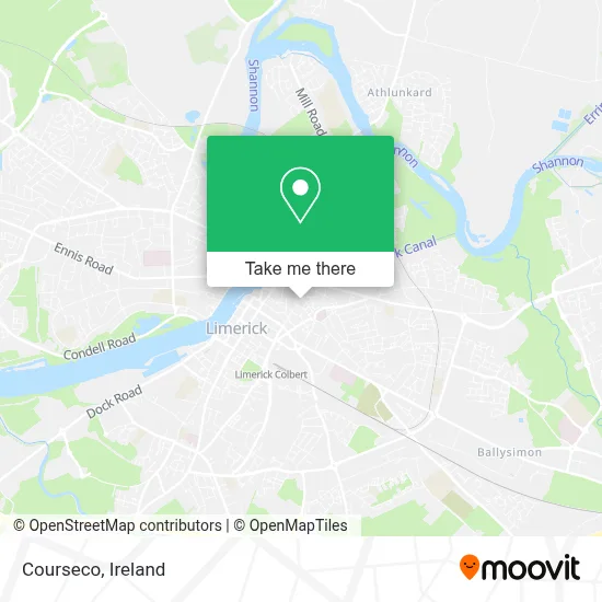 Courseco map