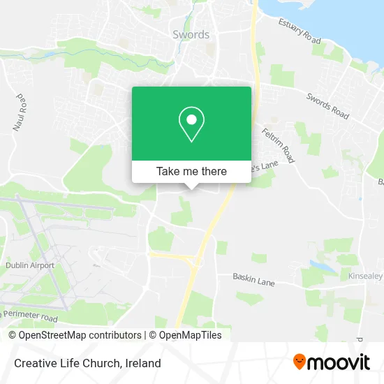 Creative Life Church map