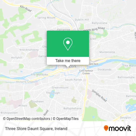 Three Store Daunt Square map