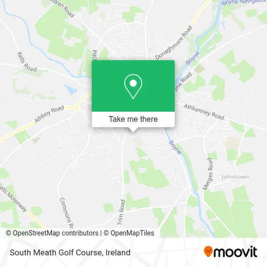 South Meath Golf Course map