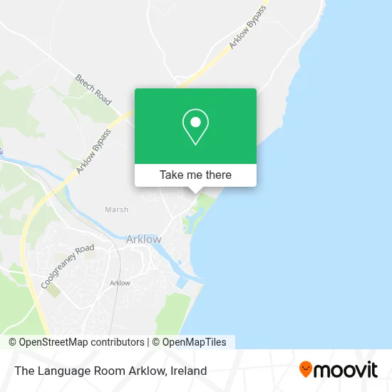 The Language Room Arklow map
